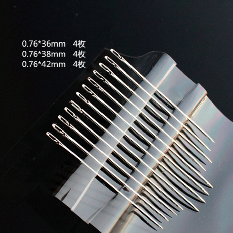 36Pcs Blind Needle Elderly Needle Side Hole Hand Household Sewing Stainless Steel Sewing Needless Threading Diy Jewelry 36Pcs Blind Needle Elderly Needle Side Hole Hand Household Sewing Stainless Steel Sewing Needless Threading Diy Jewelry