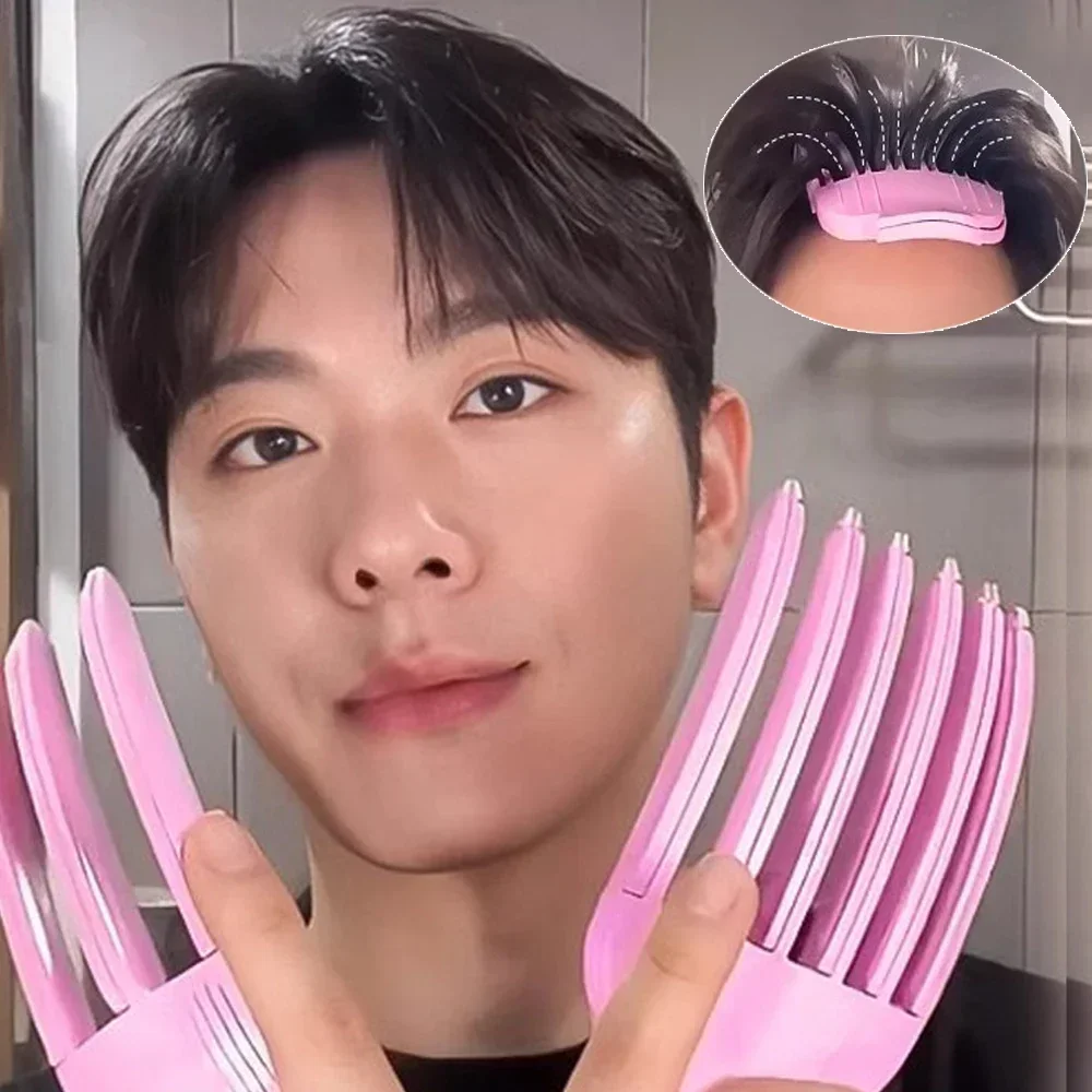 3/6Teeth Fluffy Hair Roots Clips Comb Lazy Hair Top Styling Curling Barrel Portable Korean Hairs Clip Volume Wind