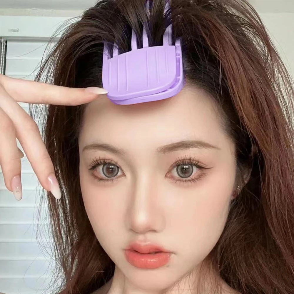 3/6Teeth Fluffy Hair Roots Clips Comb Lazy Hair Top Styling Curling Barrel Portable Korean Hairs Clip Volume Wind