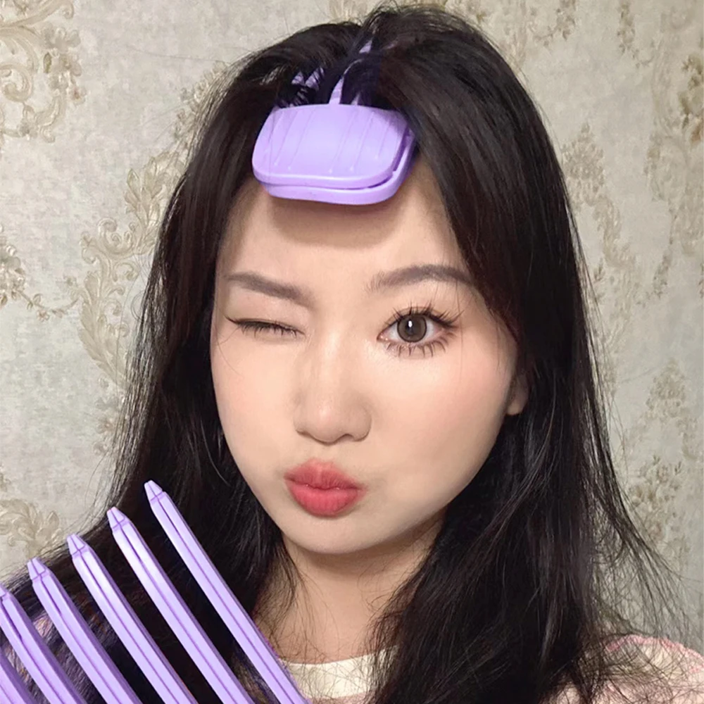 3/6Teeth Fluffy Hair Roots Clips Comb Lazy Hair Top Styling Curling Barrel Portable Korean Hairs Clip Volume Wind