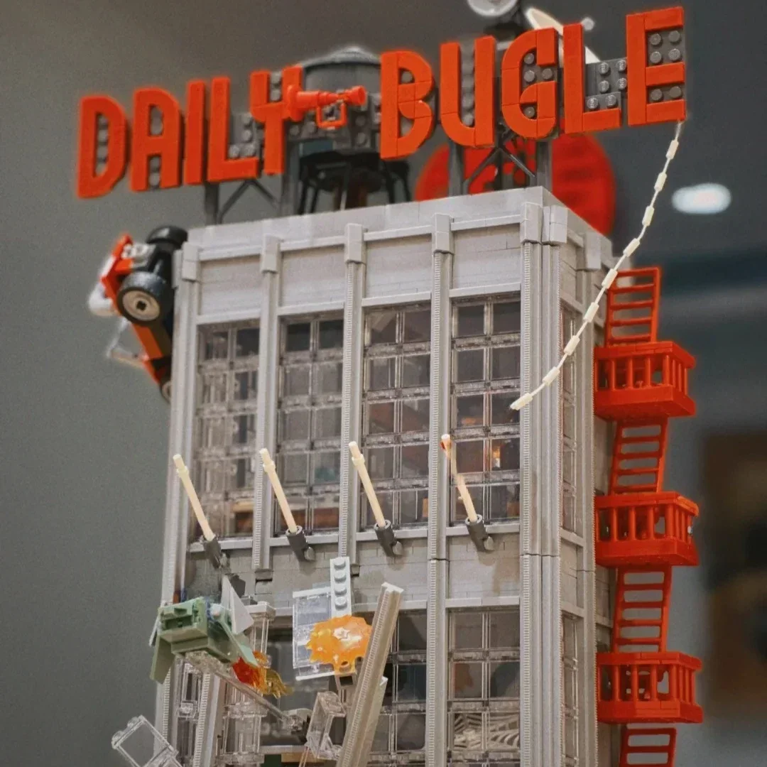 3722pcs Newspaper Office Building Building Blocks Anniversary Set Compatible With Legoed Particles Suitable For