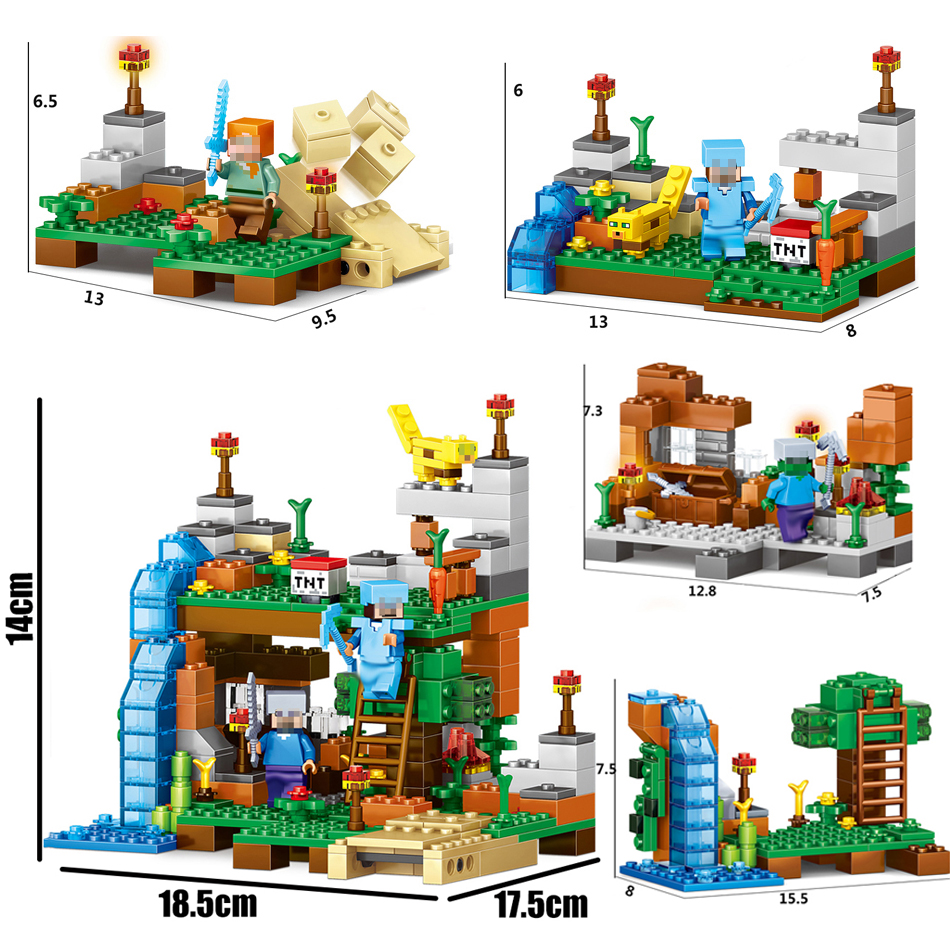 378pcs Lego Bricks Minecraft Building Toys 378pcs Lego Bricks Minecraft Building Toys