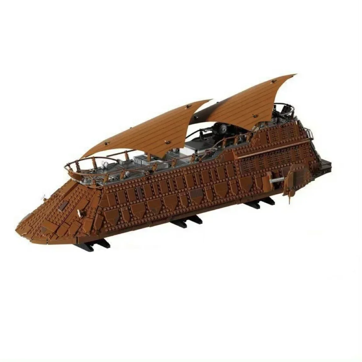 3950pcs Sail Barge Building Block Classic Sailboat Model Bricks Assembly Toys For Kids Adult Christmas Gifts