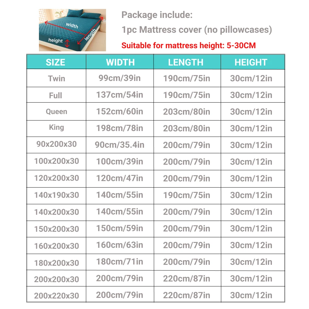 3D Air Fabric Thick Mattress Cover 100% Waterproof Mattress Protector Soft and Breathable Fitted Bed Sheet 3D Air Fabric Thick Mattress Cover 100% Waterproof Mattress Protector Soft and Breathable Fitted Bed Sheet