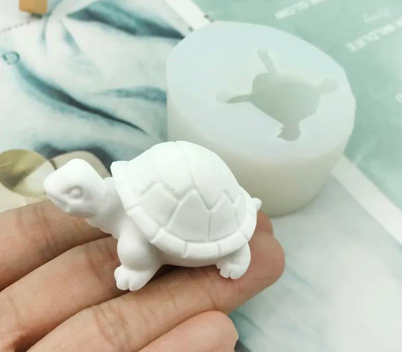 3D Animal Turtle Silicone Mold