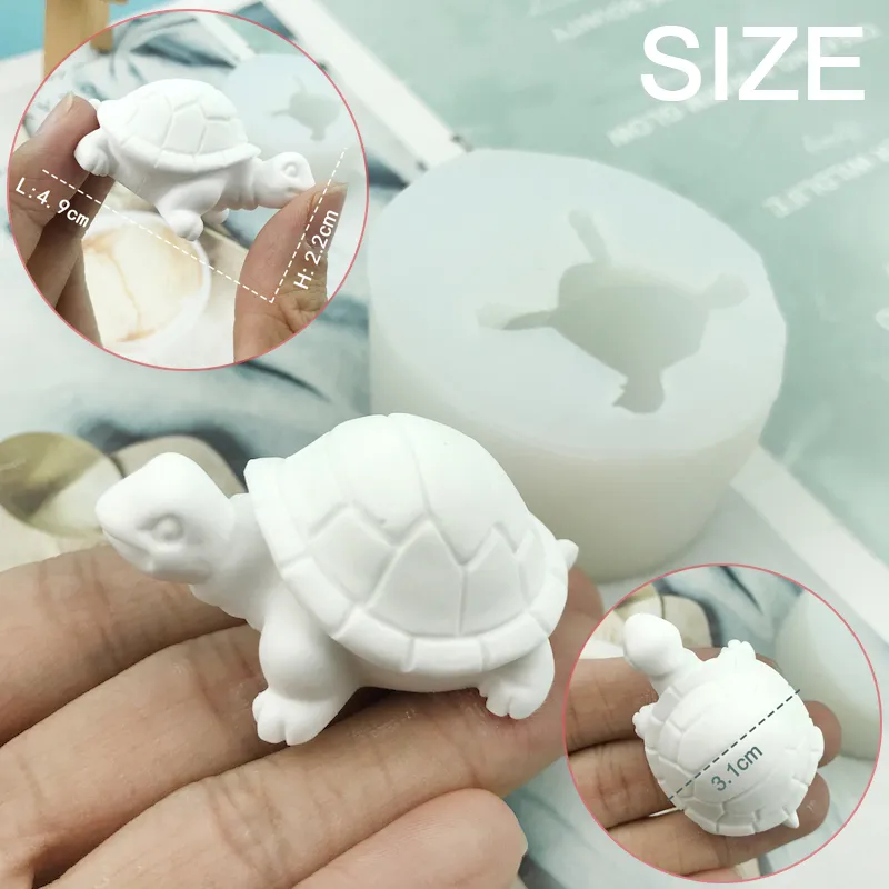 3D Animal Turtle Silicone Mold