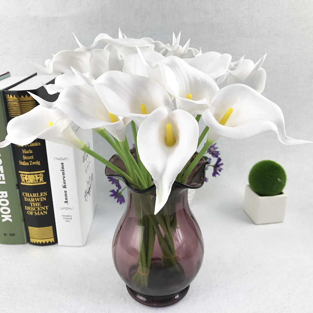 3D Artificial Calla Lily Stalks (10pcs)