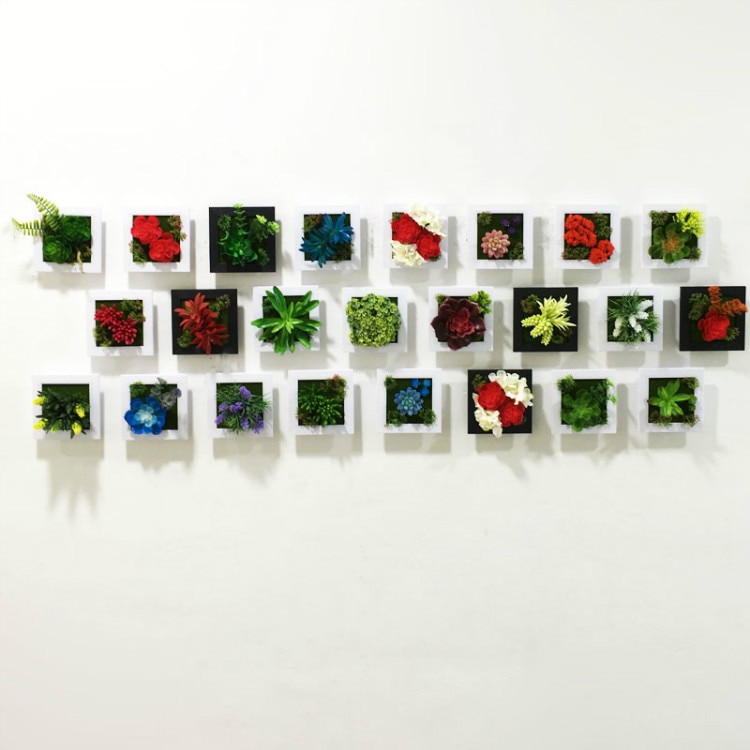 3D Artificial Plant Wall Decor