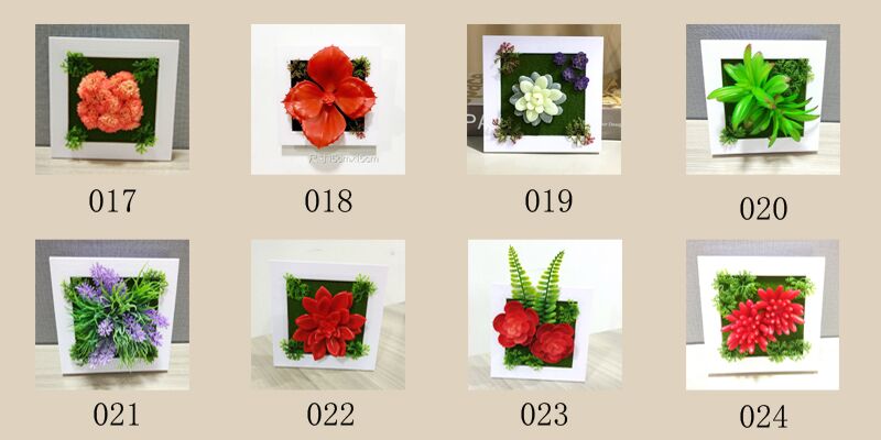 3D Artificial Plant Wall Decor