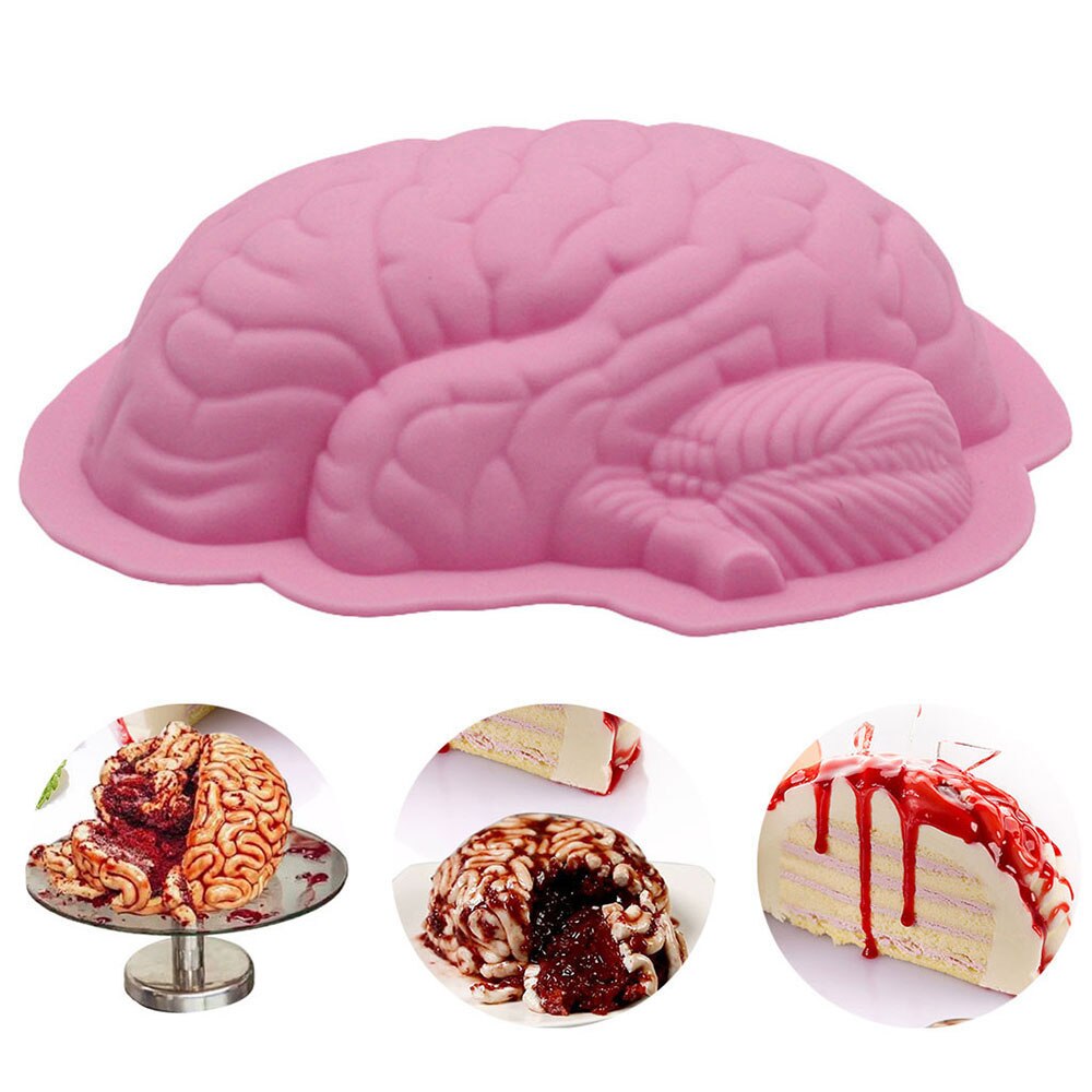 3D Baking Silicone Brain Mold