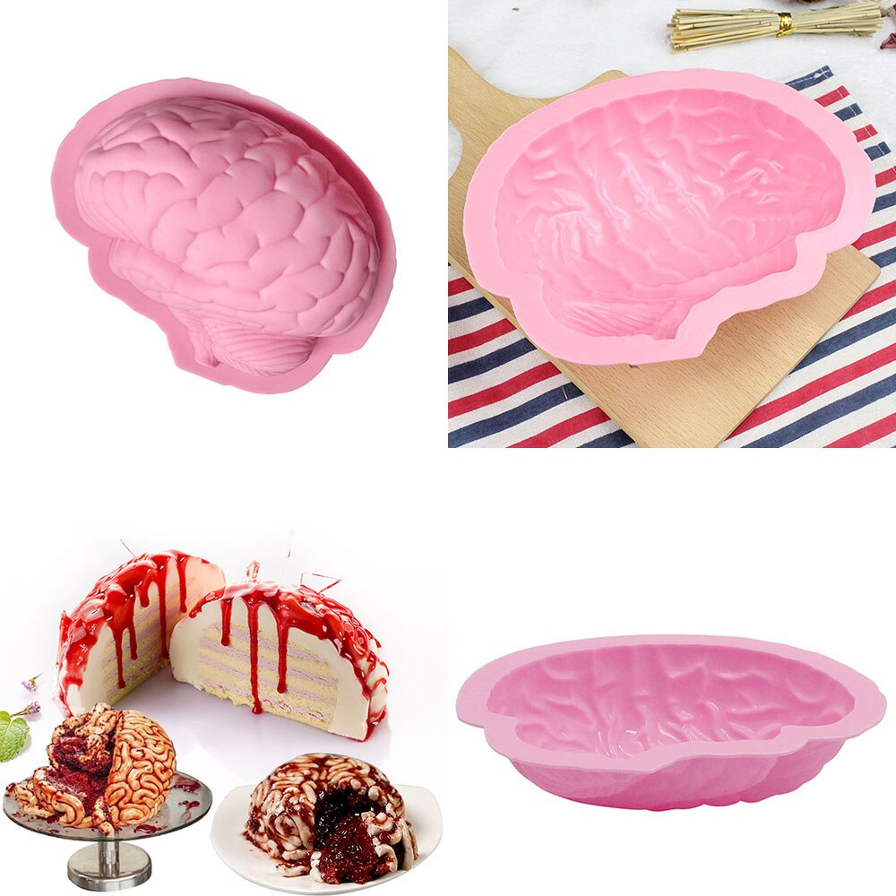 3D Baking Silicone Brain Mold