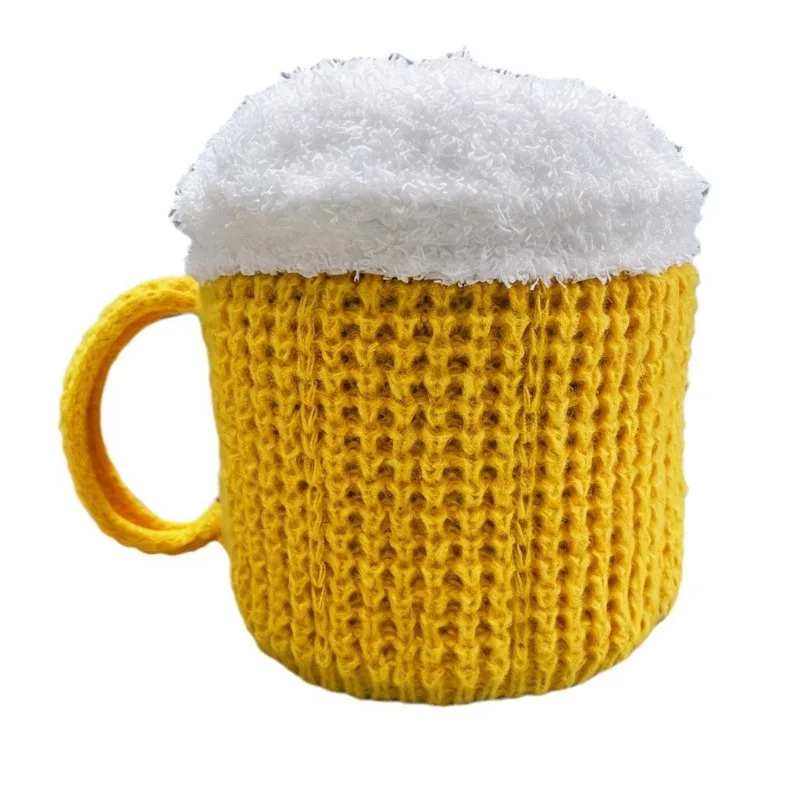 3D Beer Cup Hats Beanie Party Unisex Hairline Cap Beer Lovers Ear Warmers for Women Men New Year Presents Valentine's 3D Beer Cup Hats Beanie Party Unisex Hairline Cap Beer Lovers Ear Warmers for Women Men New Year Presents Valentine's