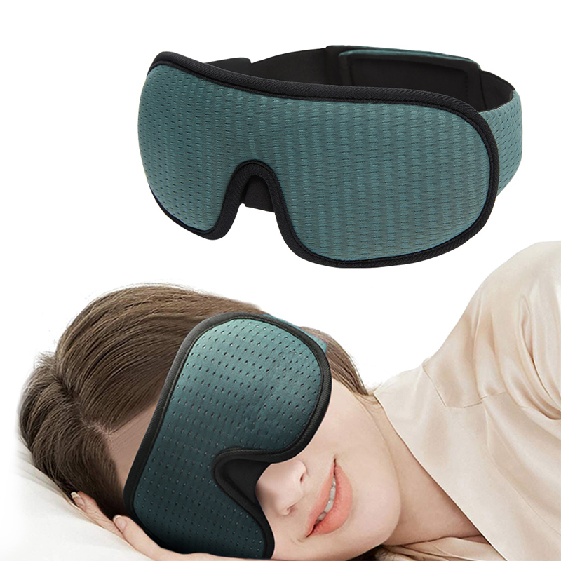 3D Blocking Light Soft Sleep Mask Padded Travel Rest Sleeping Eye Cover 3D Blocking Light Soft Sleep Mask Padded Travel Rest Sleeping Eye Cover