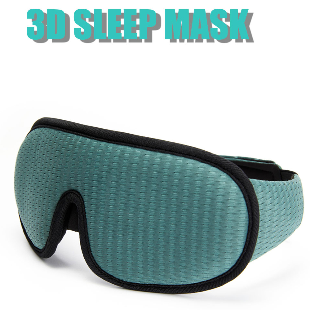 3D Blocking Light Soft Sleep Mask Padded Travel Rest Sleeping Eye Cover 3D Blocking Light Soft Sleep Mask Padded Travel Rest Sleeping Eye Cover