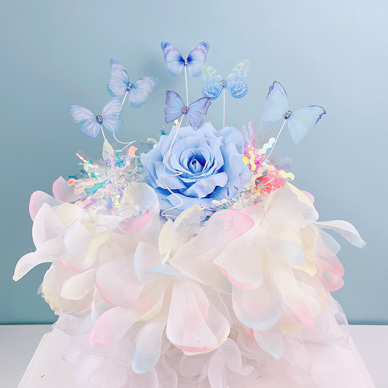 3D Butterfly Cake Decorations (6 pcs)