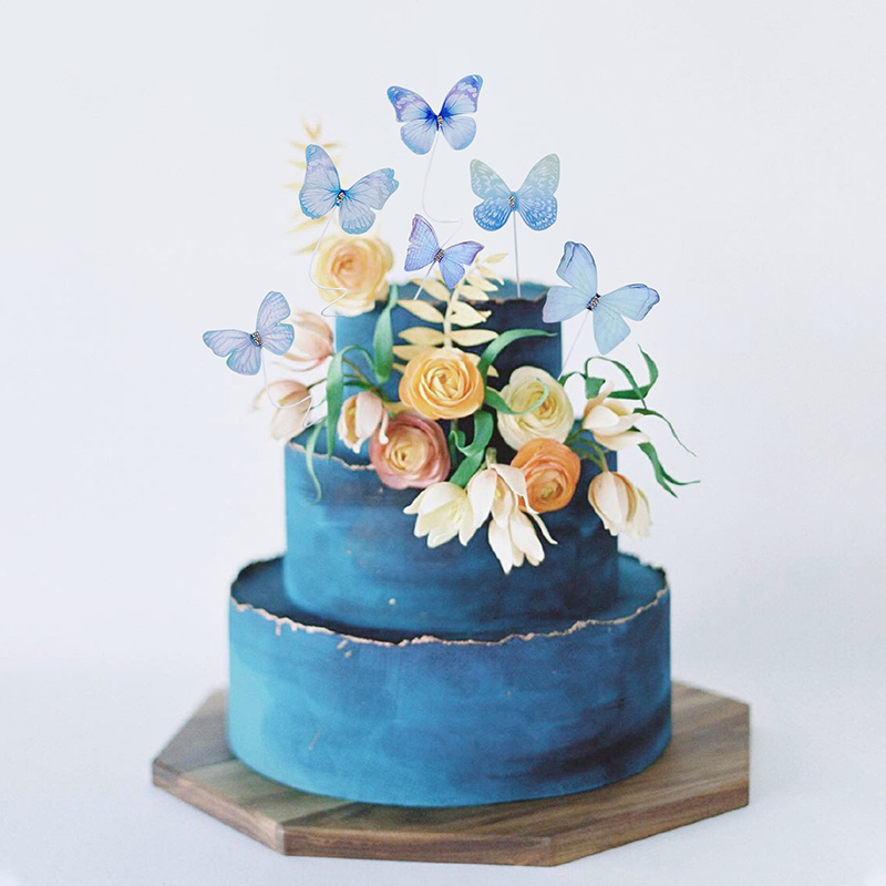 3D Butterfly Cake Decorations (6 pcs)