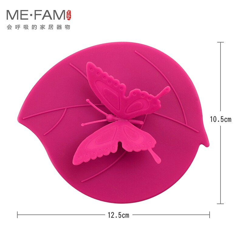 3D Butterfly Silicone Mug Lids (3Pcs)