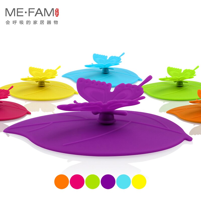 3D Butterfly Silicone Mug Lids (3Pcs)