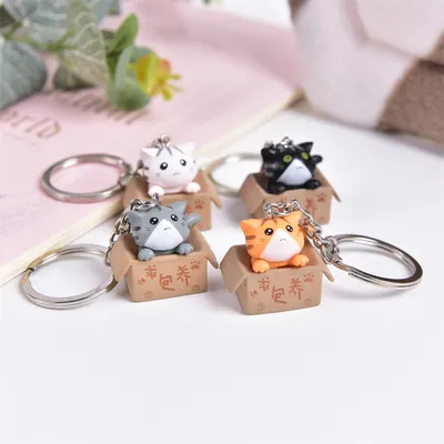 3D Cat Keyring Fashion Accessory 3D Cat Keyring Fashion Accessory