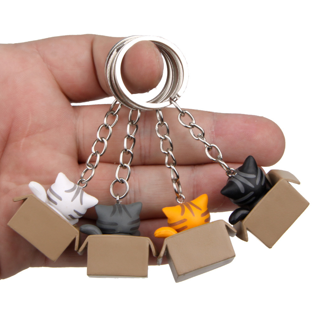3D Cat Keyring Fashion Accessory 3D Cat Keyring Fashion Accessory