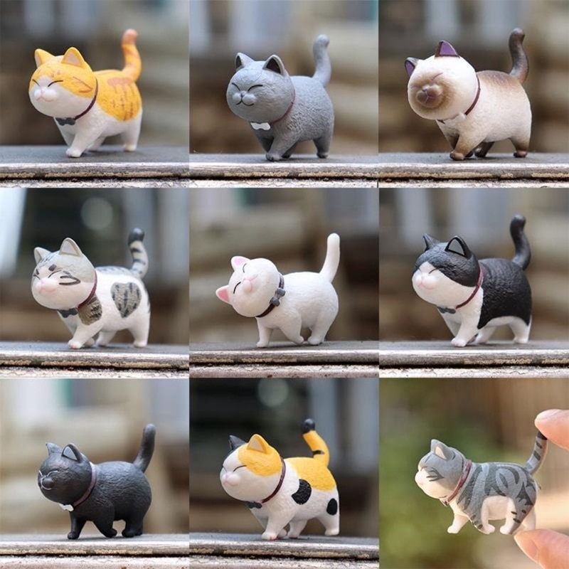 3D Cat Magnet Refrigerator Decor