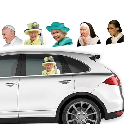 3D Celebrity Queen Car Sticker Window Decal 3D Celebrity Queen Car Sticker Window Decal