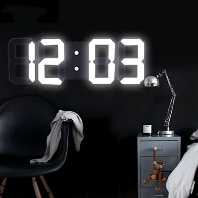 3D Clock LED Digital Wall Clock