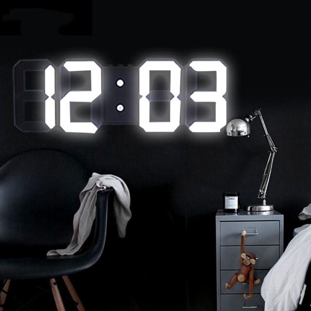 3D Clock LED Digital Wall Clock 3D Clock LED Digital Wall Clock