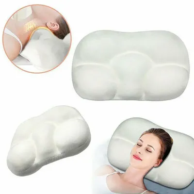 3D Cloud Neck Sleep Pillow Multifunctional Egg Sleeper All-round Orthopedic Neck Pillow for Sleeping Pain Release