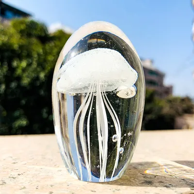 3D Crystal Jellyfish Paperweight 3D Crystal Jellyfish Paperweight