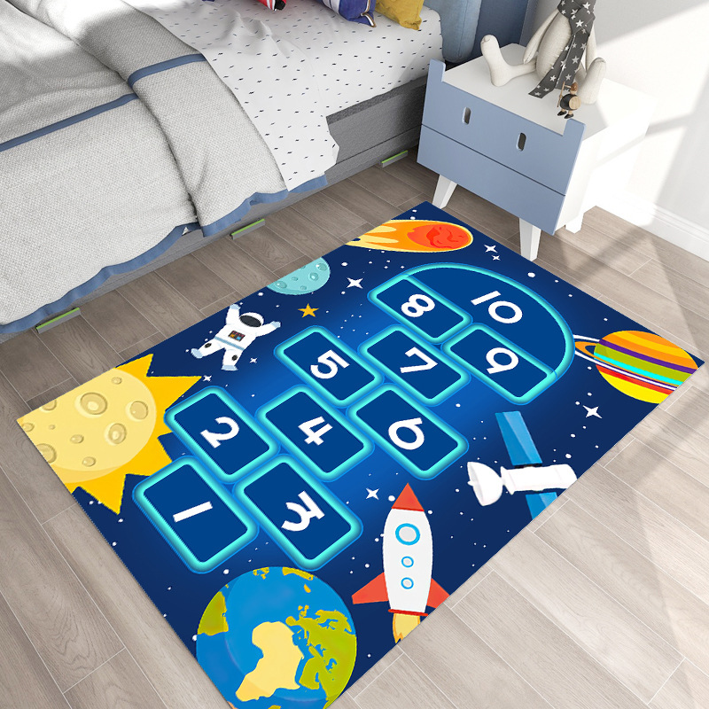 3D Design Non Slip Hopscotch Game Mat