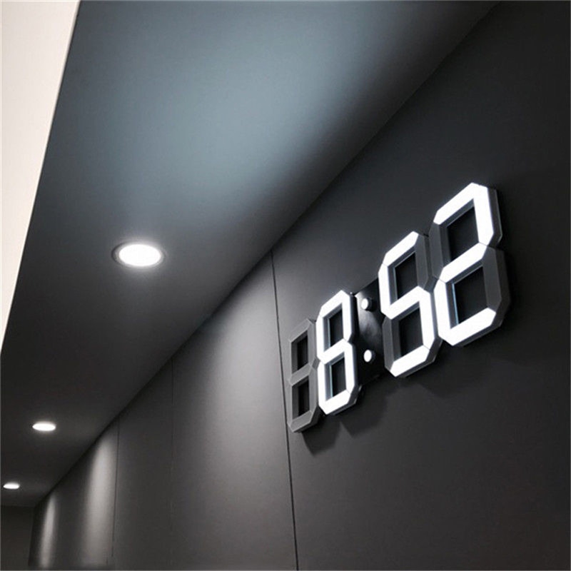 3D Digital Wall Clock LED Light 3D Digital Wall Clock LED Light