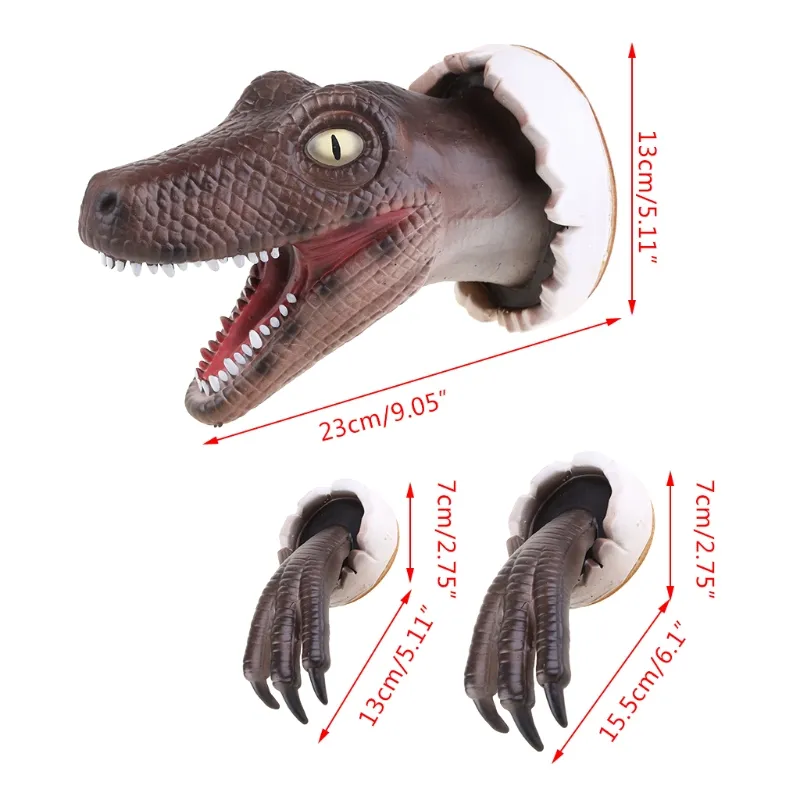 3D Dinosaur Decoration Velociraptor Set Resin Wall Atmosphere Decorative Props 3D Dinosaur Decoration Velociraptor Set Resin Wall Atmosphere Decorative Props