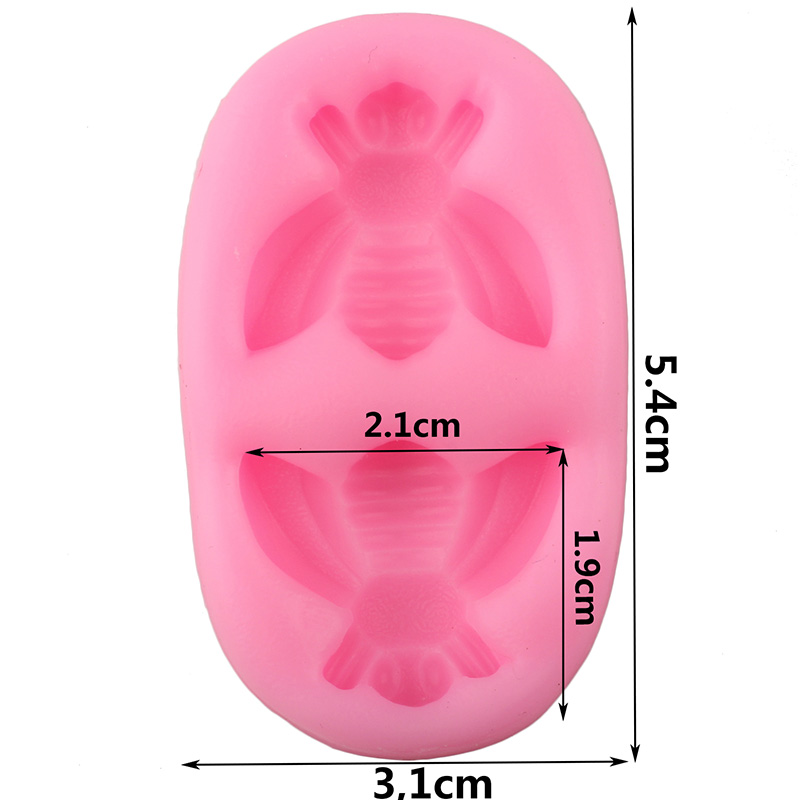 3D DIY Bee Silicone Mold 3D DIY Bee Silicone Mold