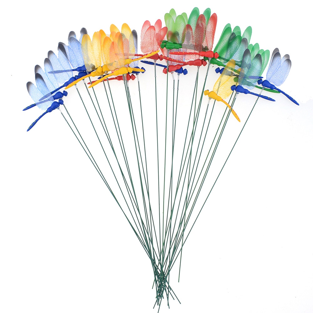 3D Dragonfly Garden Stakes (10pcs) 3D Dragonfly Garden Stakes (10pcs)