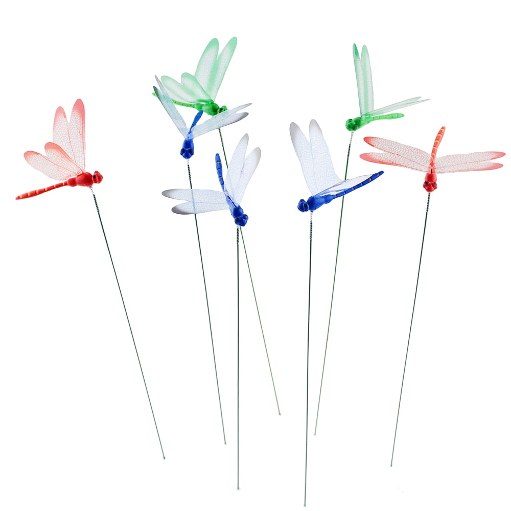 3D Dragonfly Garden Stakes (10pcs) 3D Dragonfly Garden Stakes (10pcs)