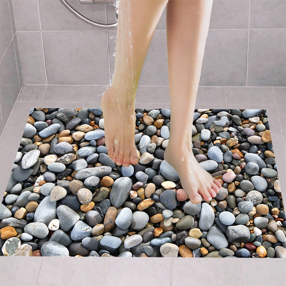 3D Floor Design Cobblestones Decor