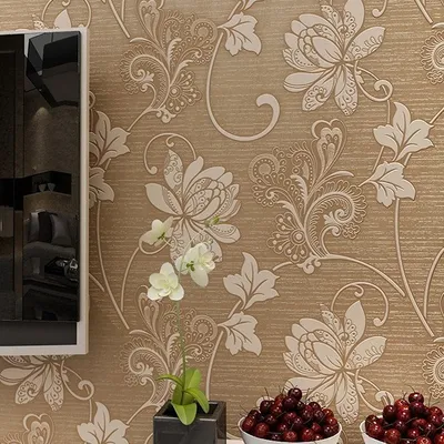 3D Flower Wallpaper Embossed Decoration 3D Flower Wallpaper Embossed Decoration