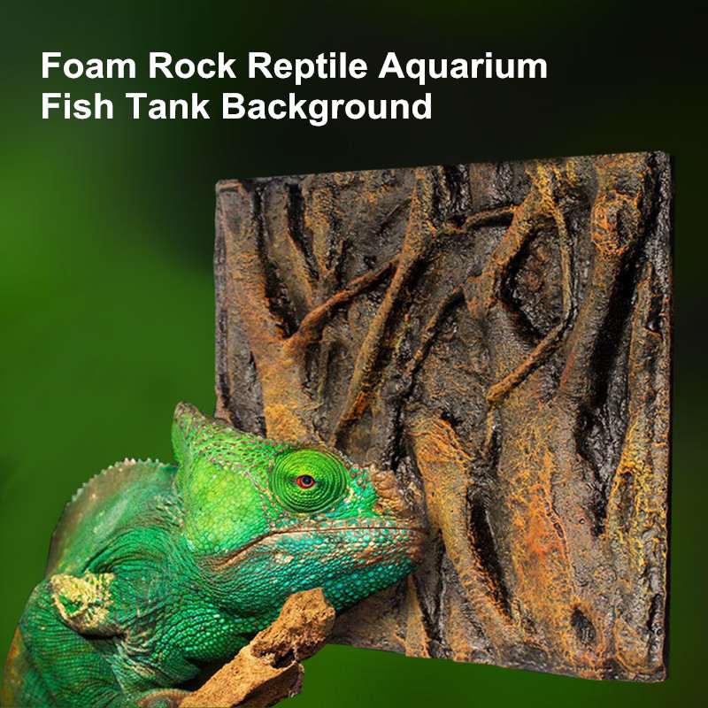 3D Foam Reptile Tank Background