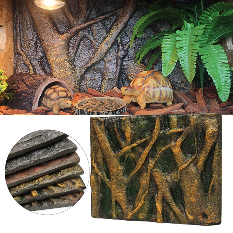 3D Foam Reptile Tank Background