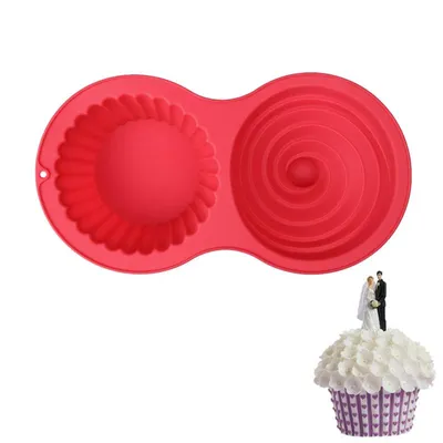 3D Giant Cupcake Silicone Mold