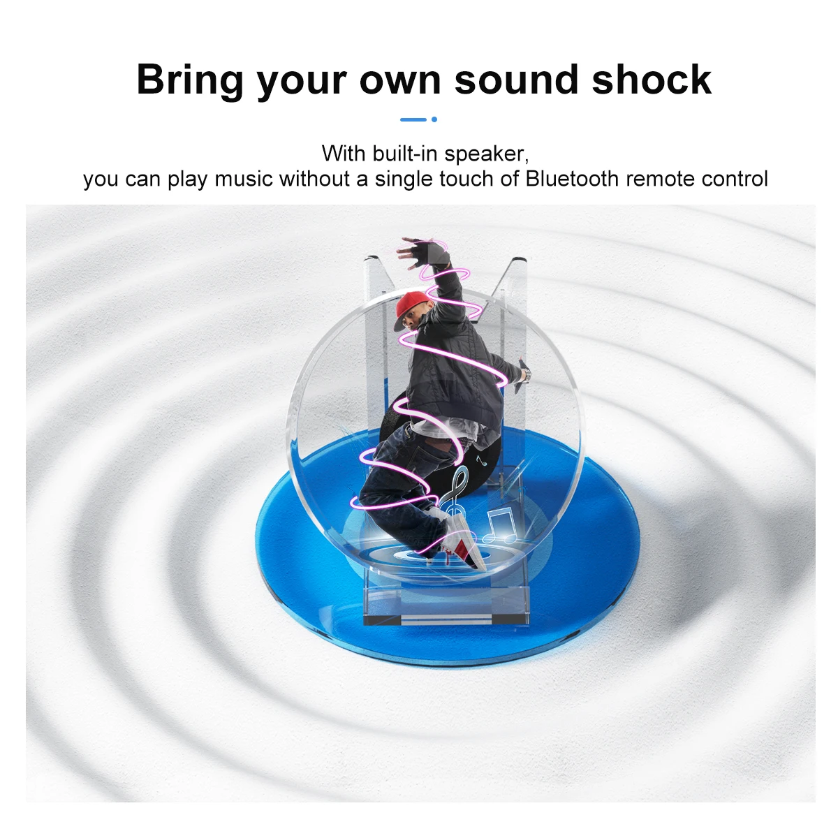 3D Holographic Advertising Lights LED Desktop Model Fan Screen With Audio Playback With Transparent Cover Holographic 3D Holographic Advertising Lights LED Desktop Model Fan Screen With Audio Playback With Transparent Cover Holographic