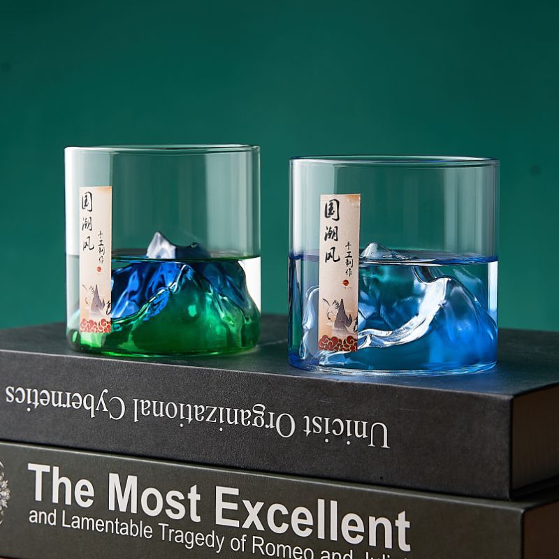 3D Japanese Mount Fuji Glass