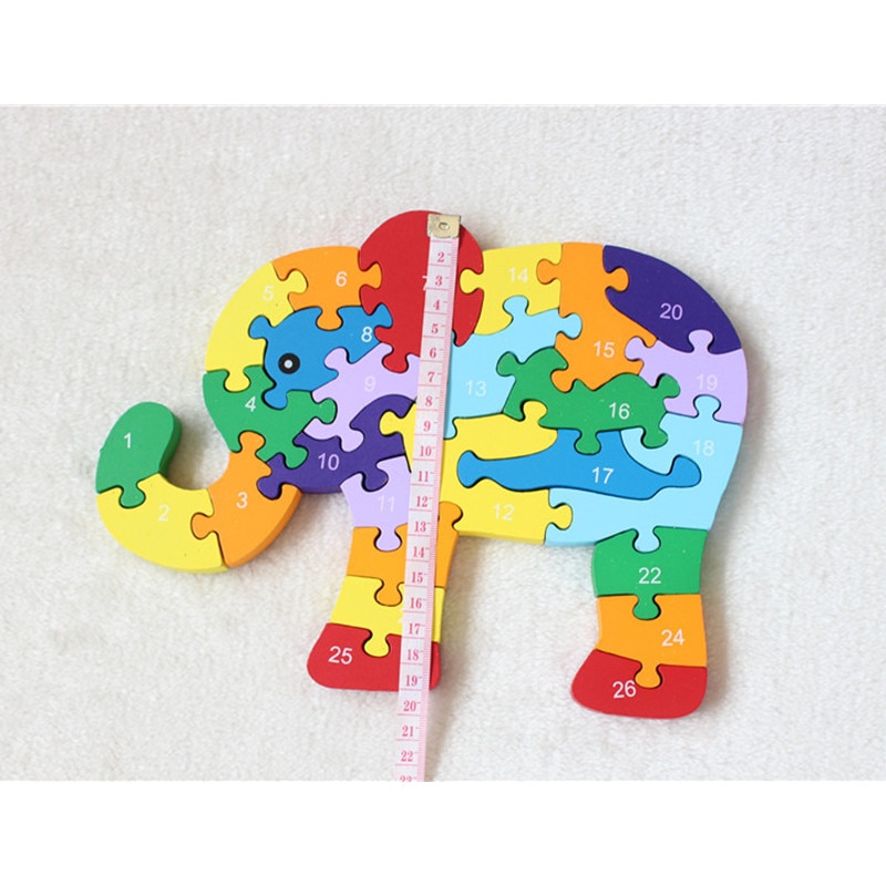3D Jigsaw Wooden Elephant Puzzle 3D Jigsaw Wooden Elephant Puzzle