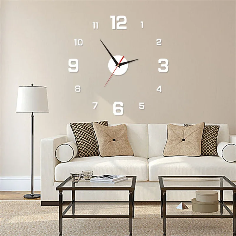 3D Luminous Wall Clock Frameless Acrylic DIY Digital Clock Sticker Wall Clock for Living Room Bedroom Office Wall Decor 3D Luminous Wall Clock Frameless Acrylic DIY Digital Clock Sticker Wall Clock for Living Room Bedroom Office Wall Decor