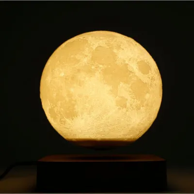 3D Magnetic Floating Moon Lamp