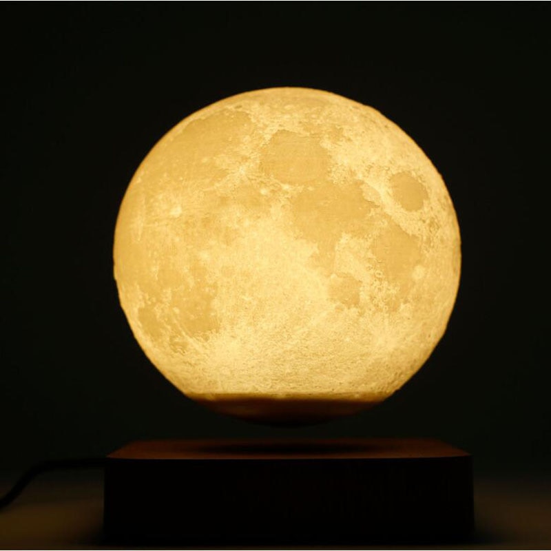3D Magnetic Floating Moon Lamp