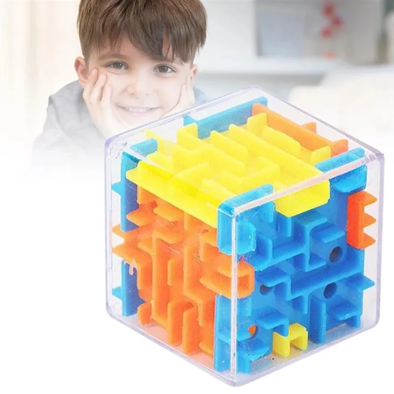 3D Maze Cube Six-sided Transparent Puzzle Speed Cube Rolling Ball Magic Cubes Maze Toys For Children Stress Reliever 3D Maze Cube Six-sided Transparent Puzzle Speed Cube Rolling Ball Magic Cubes Maze Toys For Children Stress Reliever