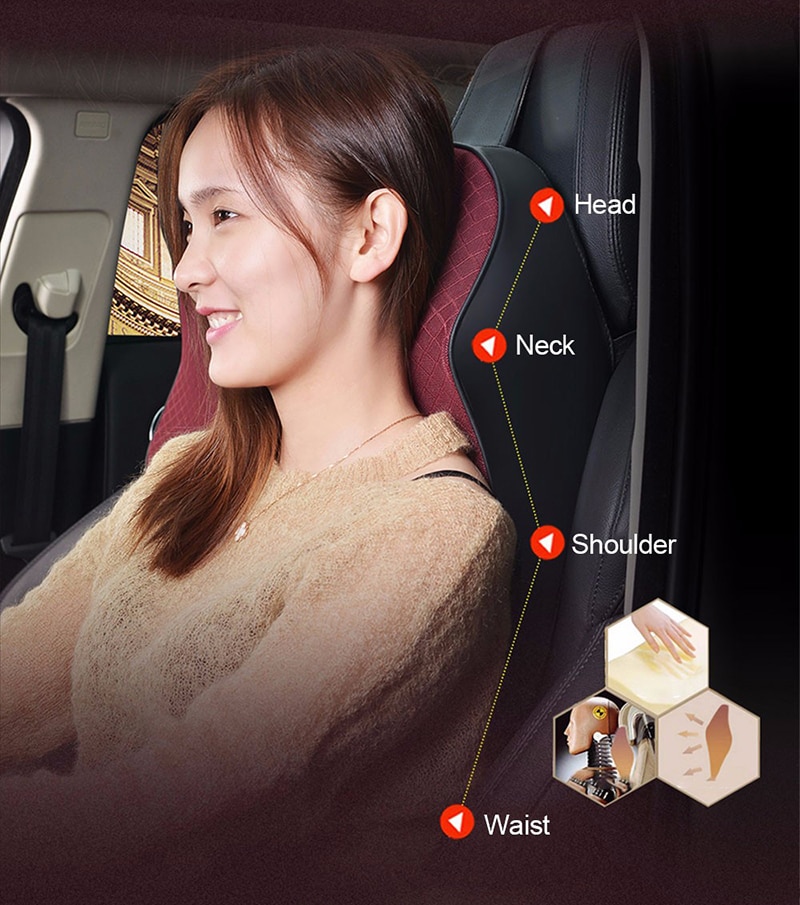 3D Memory Foam Car Seat Pillow Headrest 3D Memory Foam Car Seat Pillow Headrest