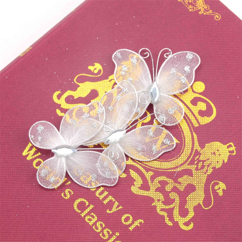3D Mesh Butterflies Craft Decoration (20 Pcs) 3D Mesh Butterflies Craft Decoration (20 Pcs)